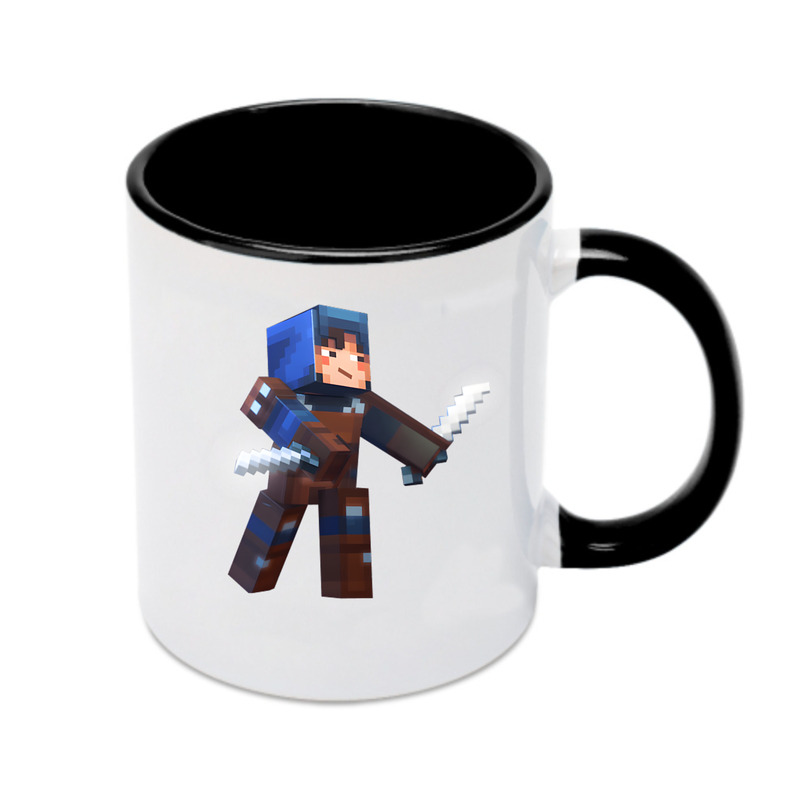 （画像用） マインクラフト ブロックの世界 Minecraft MC Block world カラーマグカップ