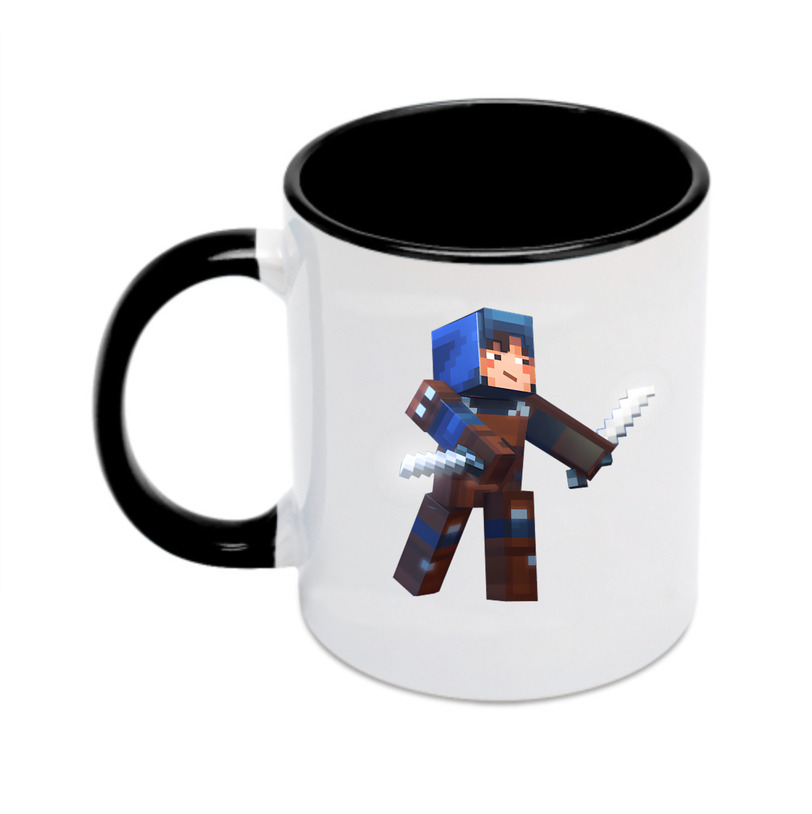 （画像用） マインクラフト ブロックの世界 Minecraft MC Block world カラーマグカップ