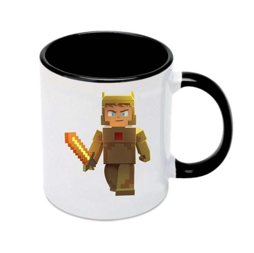（画像用） マインクラフト ブロックの世界 Minecraft MC Block world カラーマグカップ