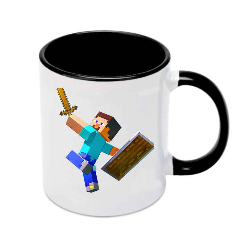 （画像用） マインクラフト ブロックの世界 Minecraft MC Block world カラーマグカップ