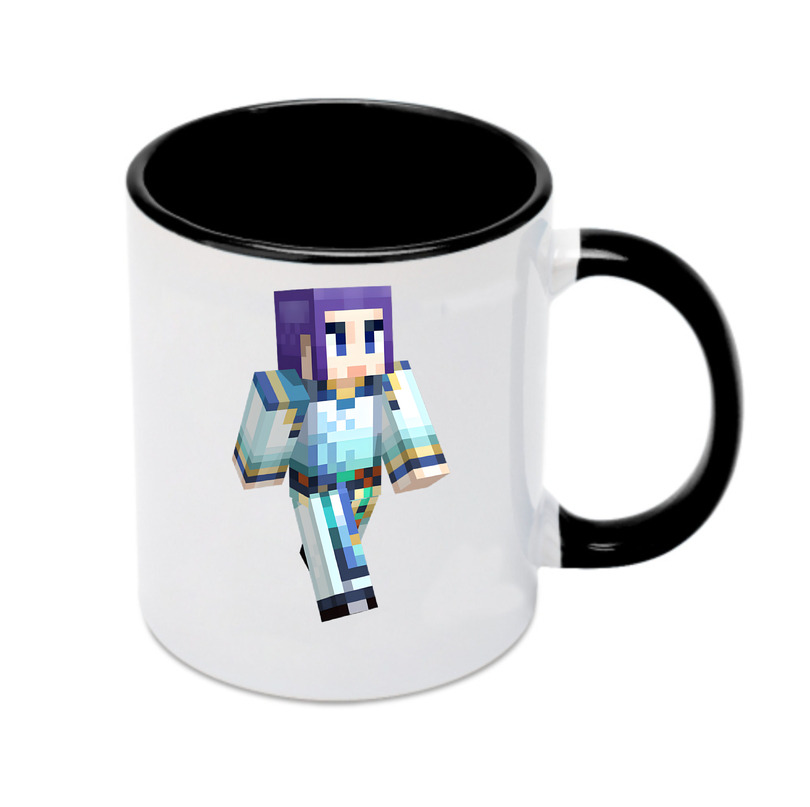 （画像用） マインクラフト ブロックの世界 Minecraft MC Block world カラーマグカップ