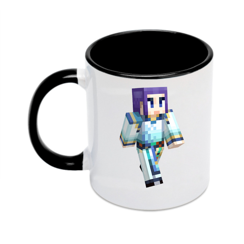 （画像用） マインクラフト ブロックの世界 Minecraft MC Block world カラーマグカップ