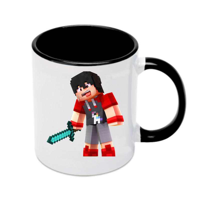 （画像用） マインクラフト ブロックの世界 Minecraft MC Block world カラーマグカップ