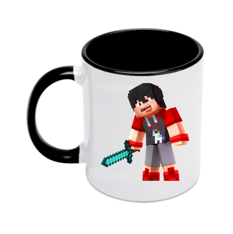 （画像用） マインクラフト ブロックの世界 Minecraft MC Block world カラーマグカップ