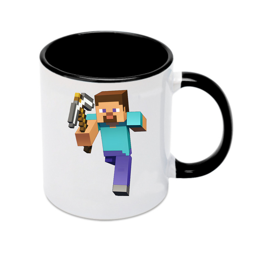 （画像用） マインクラフト ブロックの世界 Minecraft MC Block world カラーマグカップ
