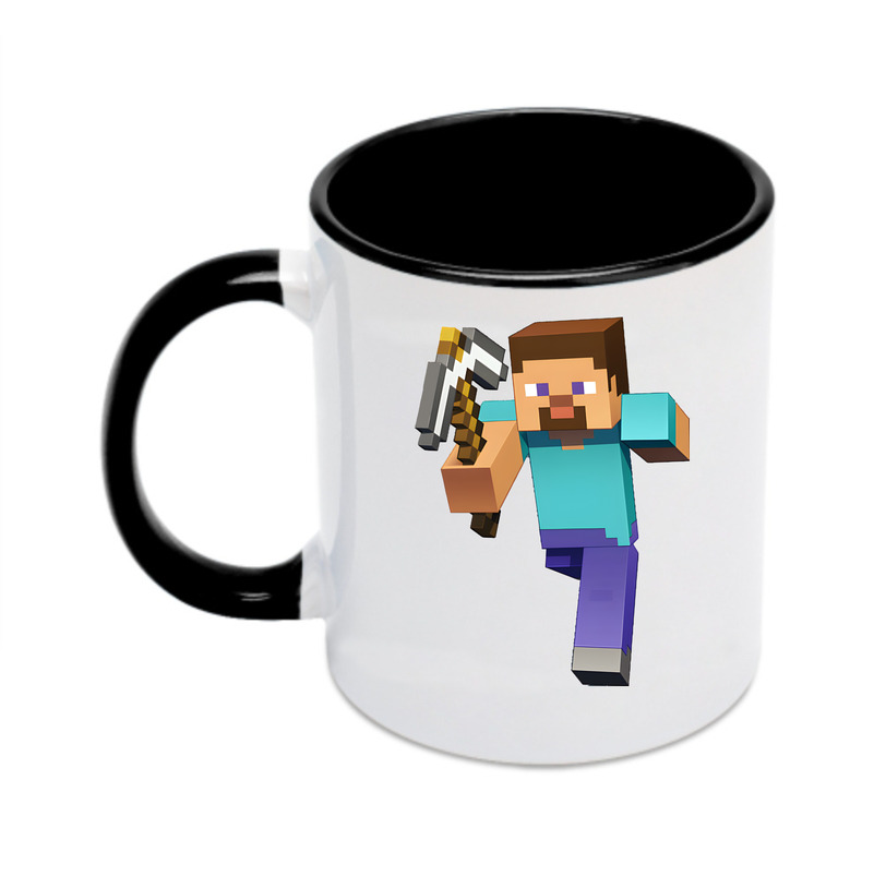 （画像用） マインクラフト ブロックの世界 Minecraft MC Block world カラーマグカップ