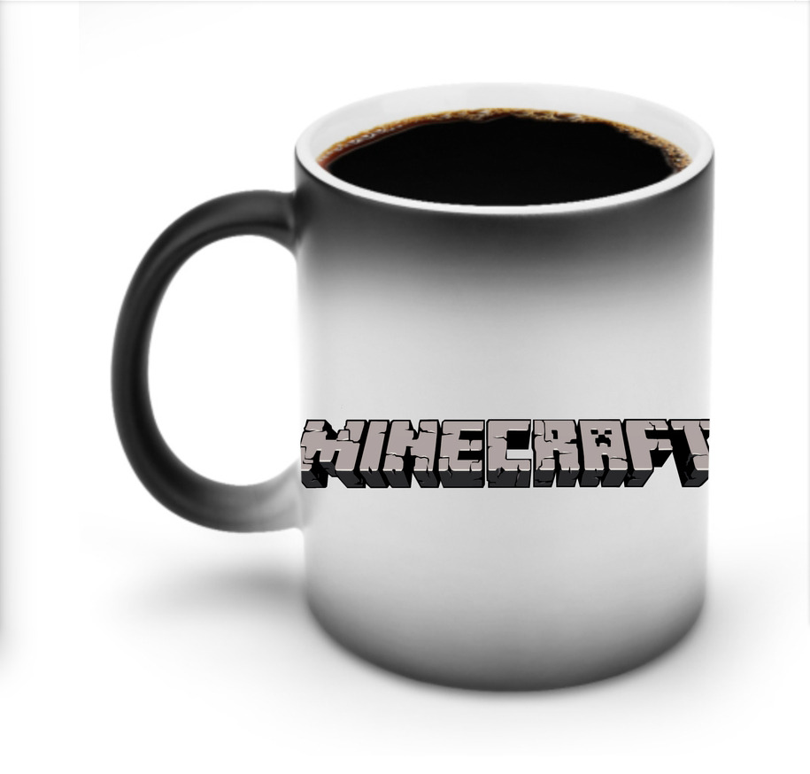 （画像用） マインクラフト ブロックの世界 Minecraft MC Block world 温度変色マグカップ
