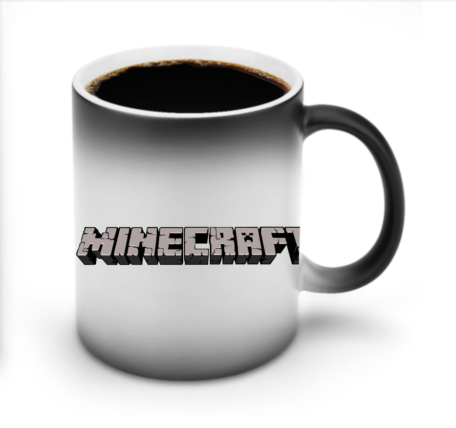 （画像用） マインクラフト ブロックの世界 Minecraft MC Block world 温度変色マグカップ