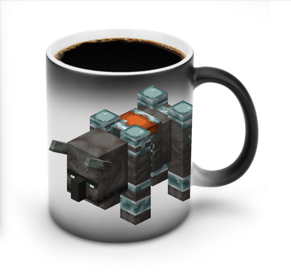 （画像用） マインクラフト ブロックの世界 Minecraft MC Block world 温度変色マグカップ