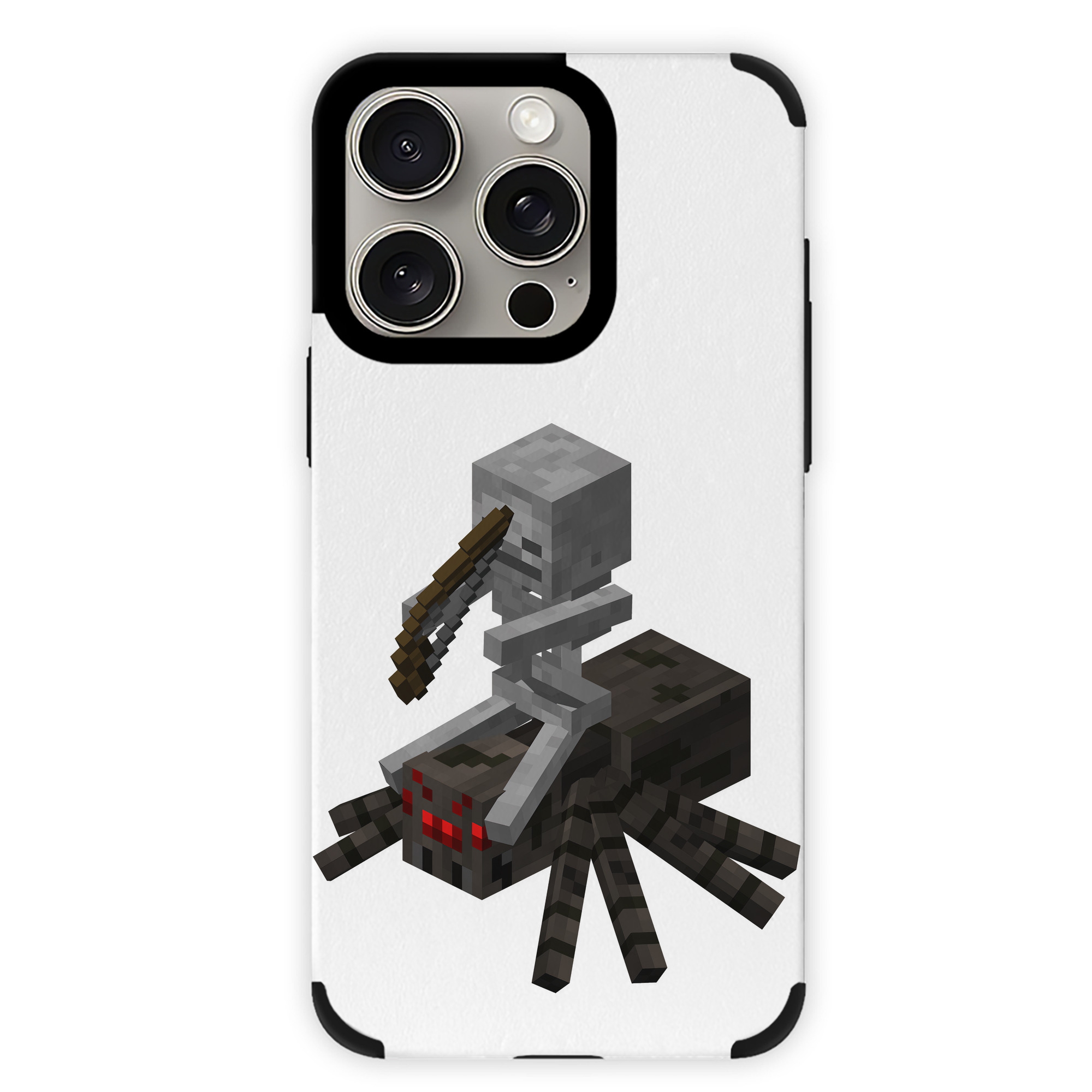 （画像用） マインクラフト ブロックの世界 Minecraft MC Block world 【iPhone15ProMax対応】 PUレザー スマホケース 耐衝撃＆黄変防止