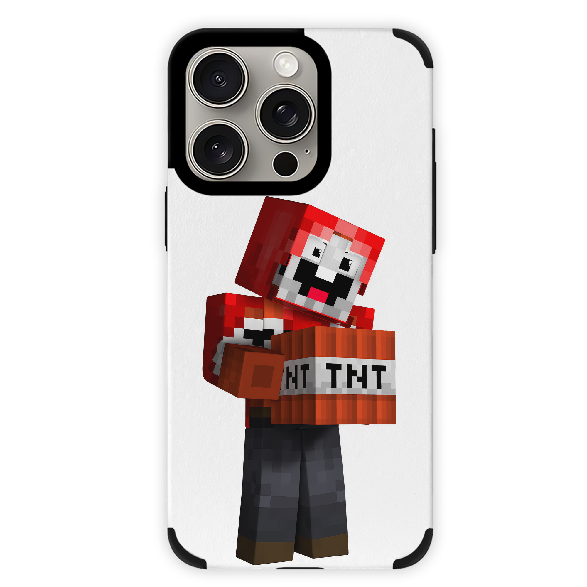 （画像用） マインクラフト ブロックの世界 Minecraft MC Block world 【iPhone15ProMax対応】 PUレザー スマホケース 耐衝撃＆黄変防止