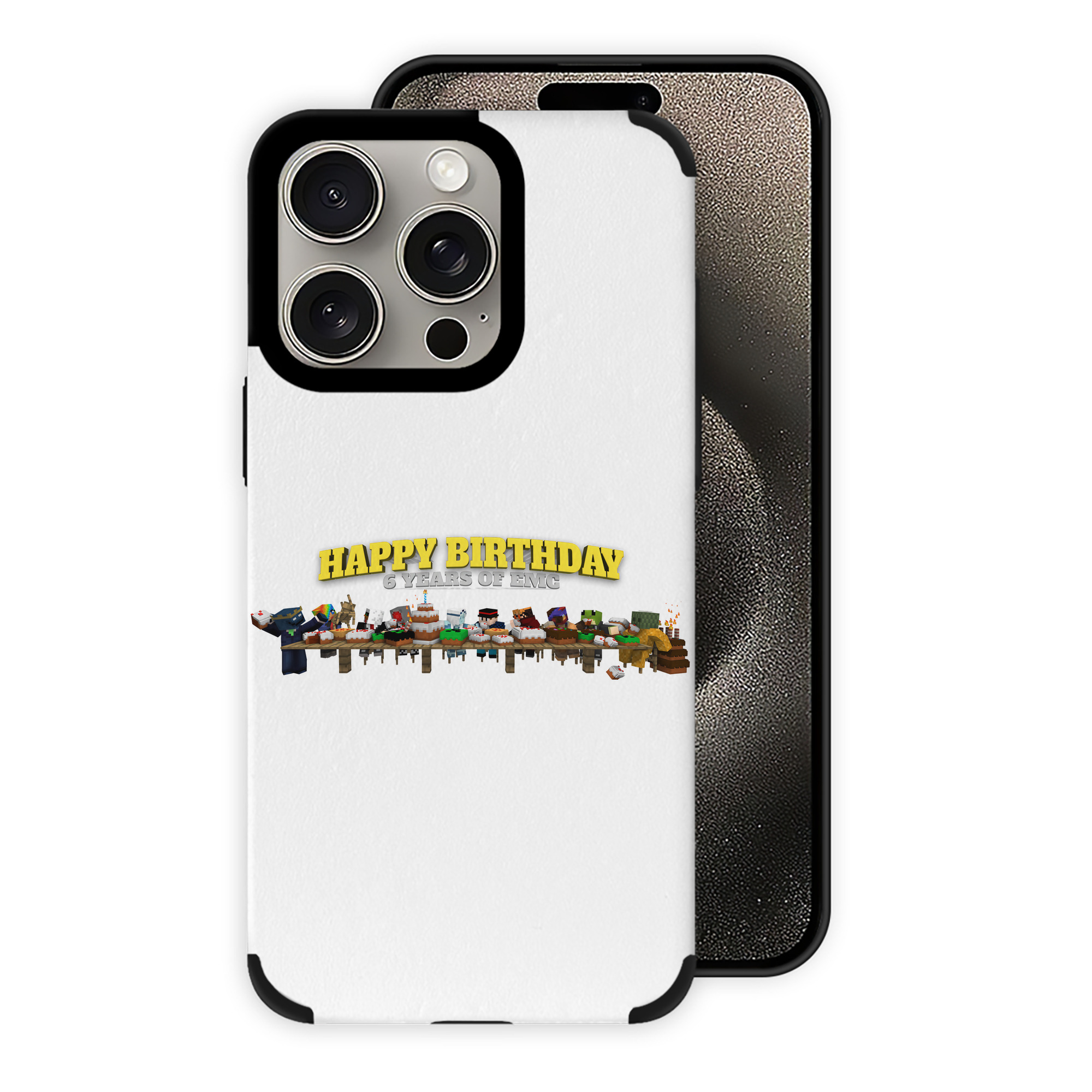 （画像用） マインクラフト ブロックの世界 Minecraft MC Block world 【iPhone15ProMax対応】 PUレザー スマホケース 耐衝撃＆黄変防止