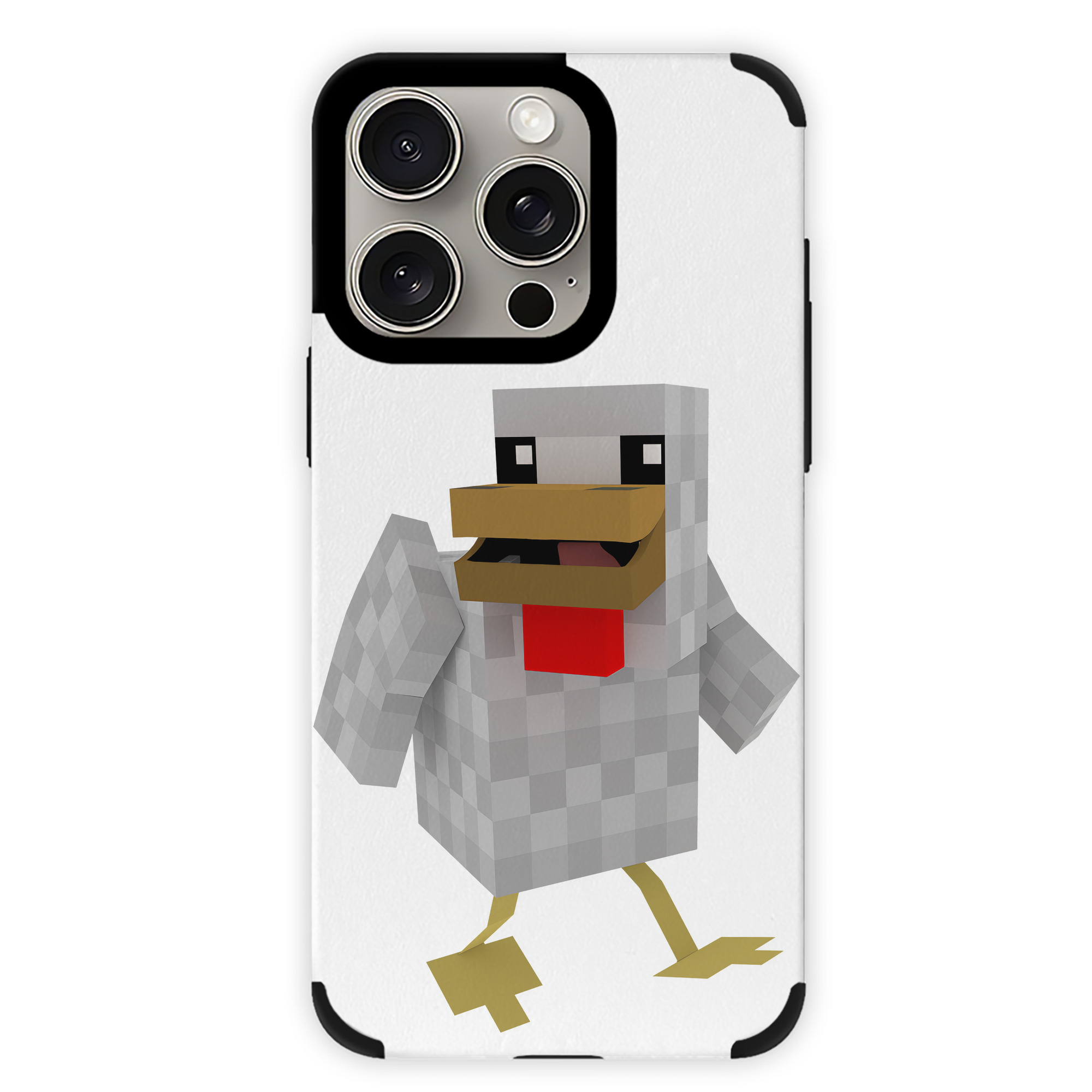 （画像用） マインクラフト ブロックの世界 Minecraft MC Block world 【iPhone15ProMax対応】 PUレザー スマホケース 耐衝撃＆黄変防止