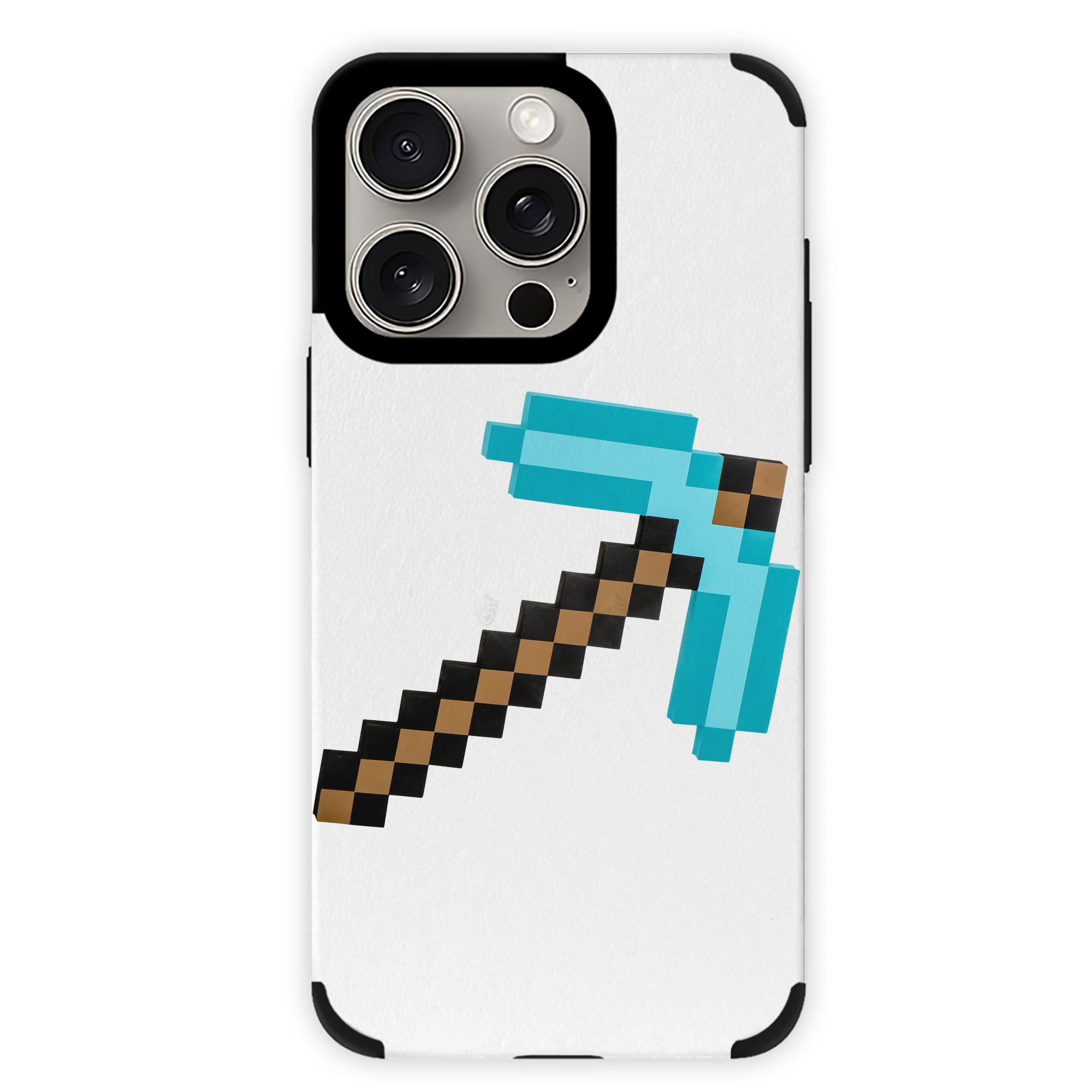 （画像用） マインクラフト ブロックの世界 Minecraft MC Block world 【iPhone15ProMax対応】 PUレザー スマホケース 耐衝撃＆黄変防止
