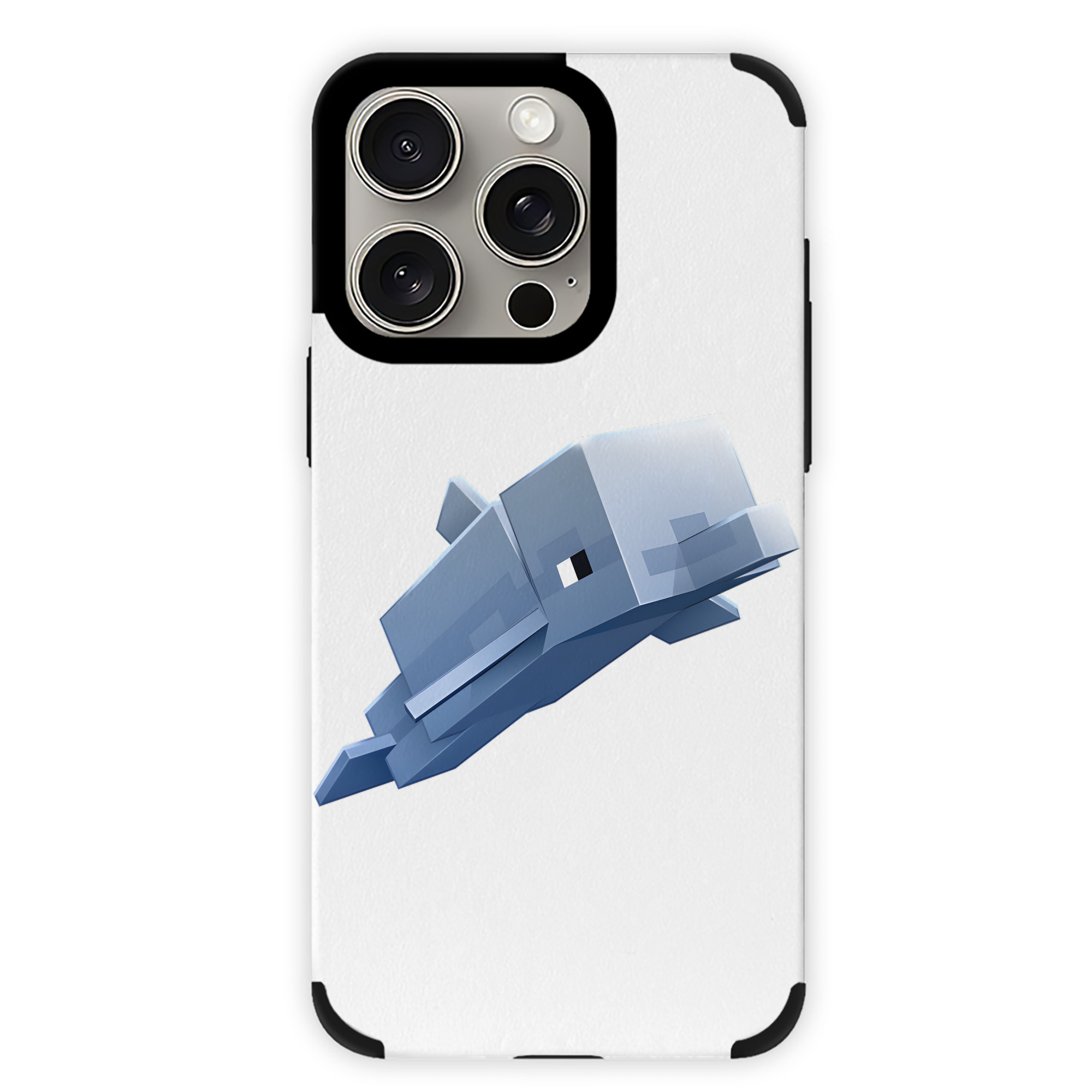 （画像用） マインクラフト ブロックの世界 Minecraft MC Block world 【iPhone15ProMax対応】 PUレザー スマホケース 耐衝撃＆黄変防止