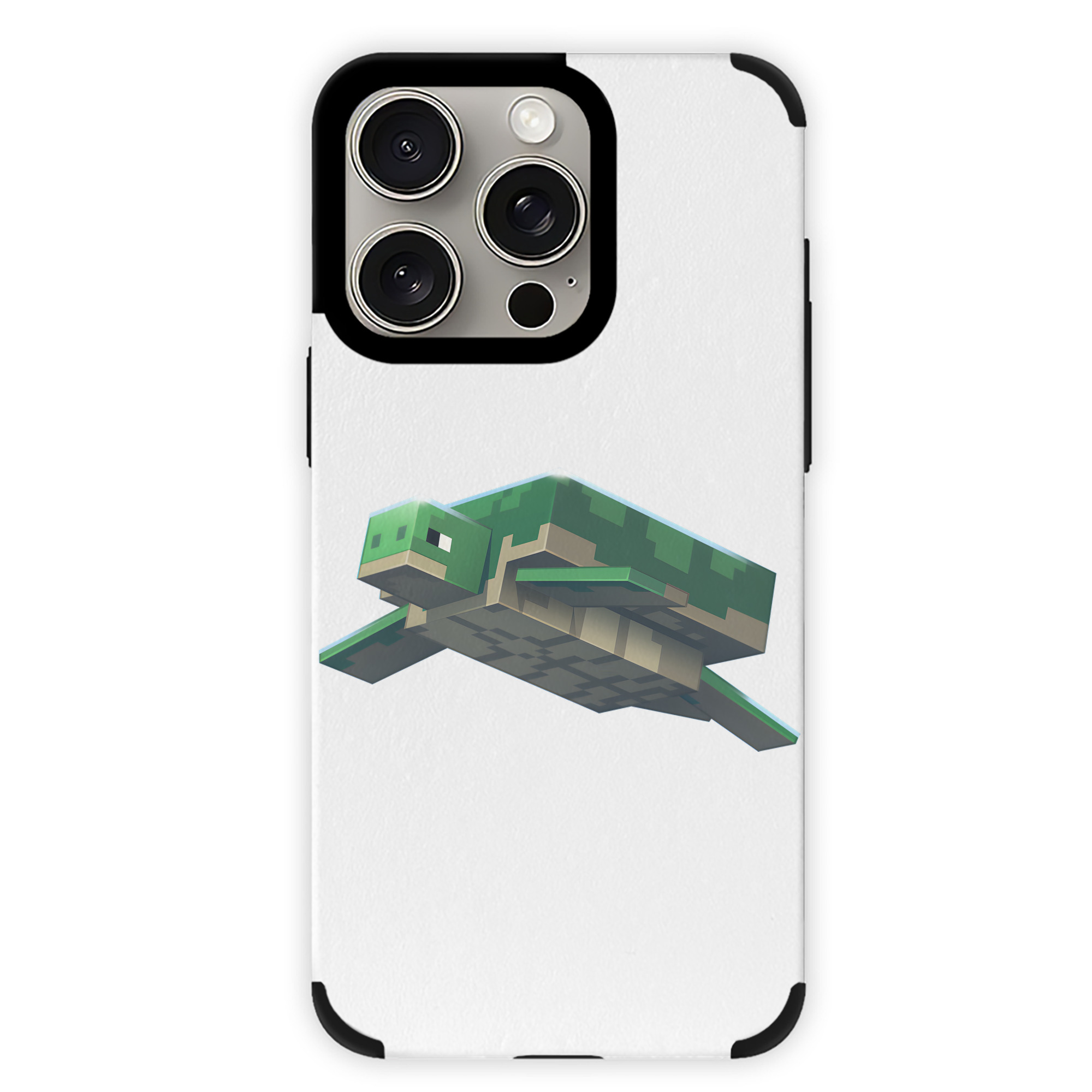 （画像用） マインクラフト ブロックの世界 Minecraft MC Block world 【iPhone15ProMax対応】 PUレザー スマホケース 耐衝撃＆黄変防止