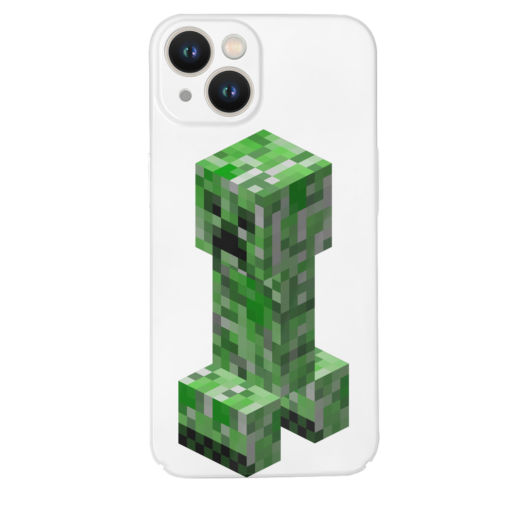 （画像用） マインクラフト ブロックの世界 Minecraft MC Block world 【iPhone 14シリーズ対応】ハードケース