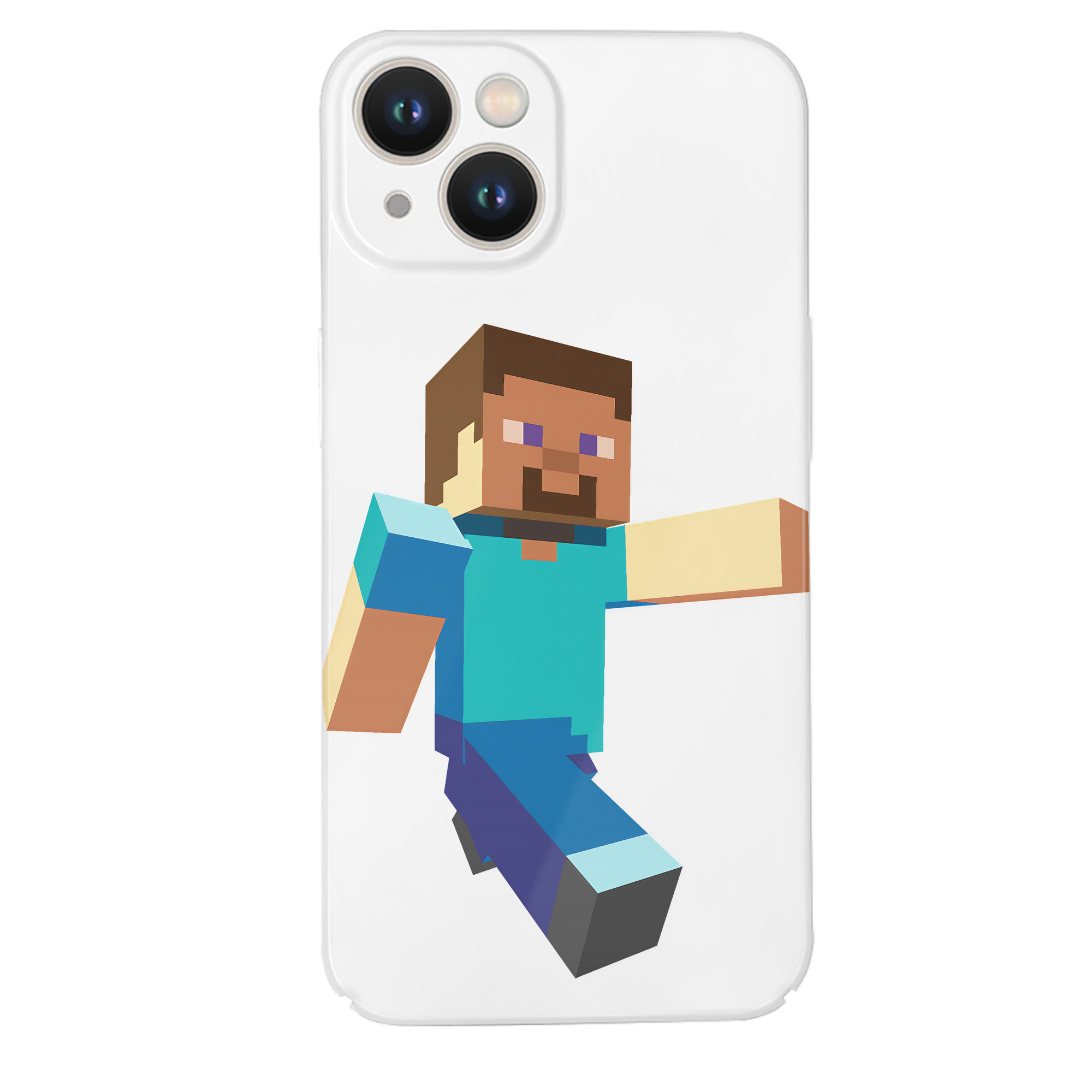 （画像用） マインクラフト ブロックの世界 Minecraft MC Block world 【iPhone 14シリーズ対応】ハードケース