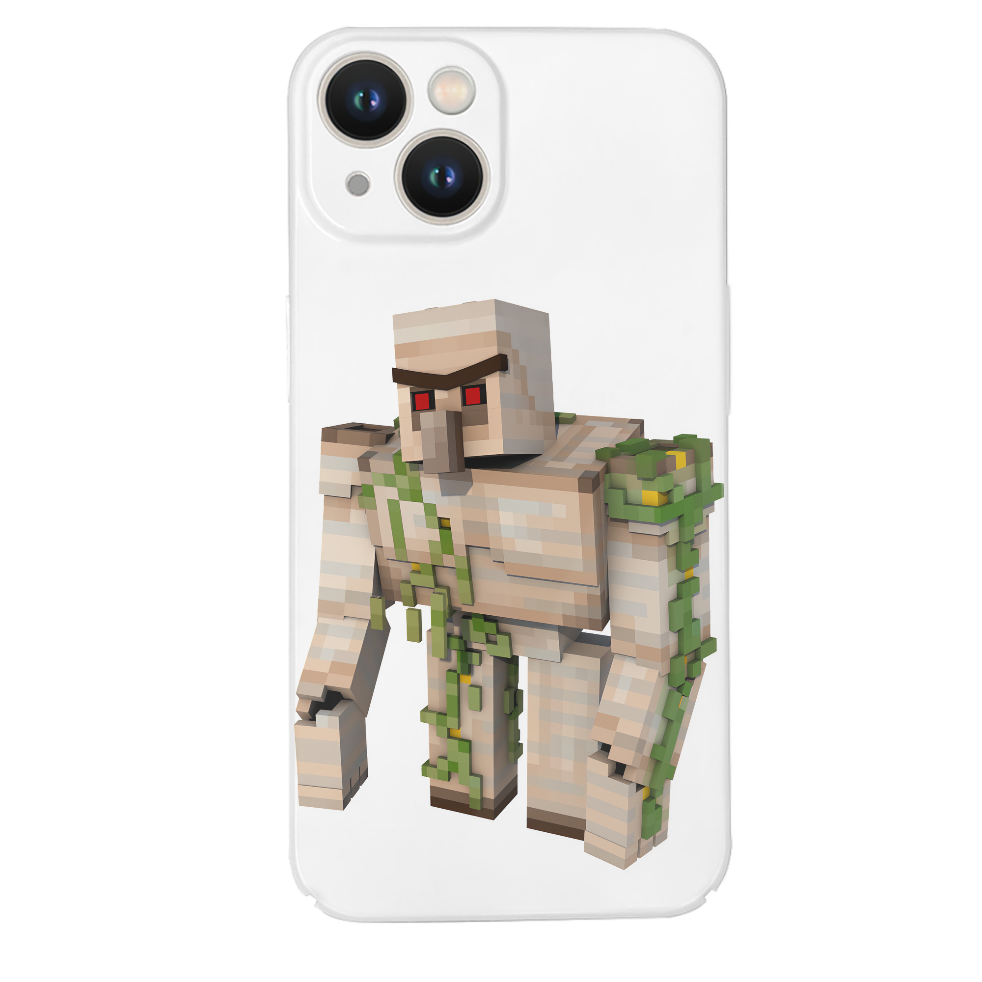 （画像用） マインクラフト ブロックの世界 Minecraft MC Block world 【iPhone 14シリーズ対応】ハードケース