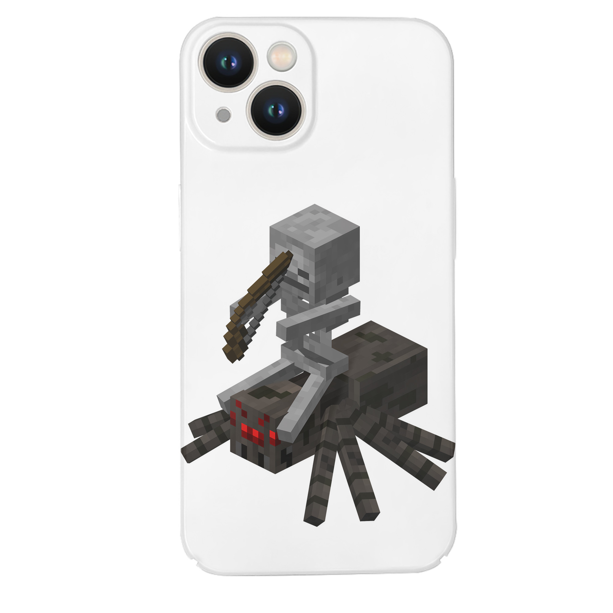 （画像用） マインクラフト ブロックの世界 Minecraft MC Block world 【iPhone 14シリーズ対応】ハードケース