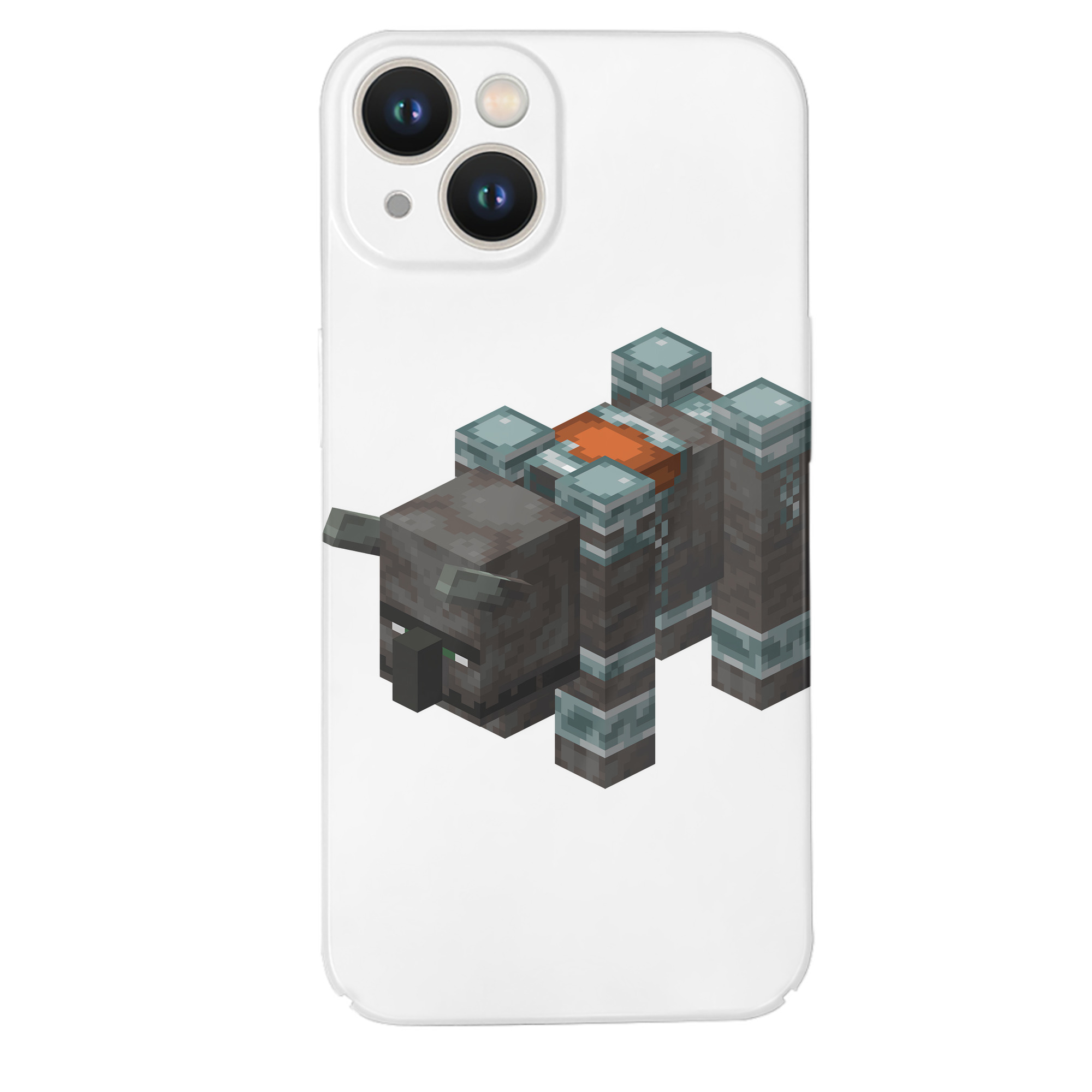 （画像用） マインクラフト ブロックの世界 Minecraft MC Block world 【iPhone 14シリーズ対応】ハードケース
