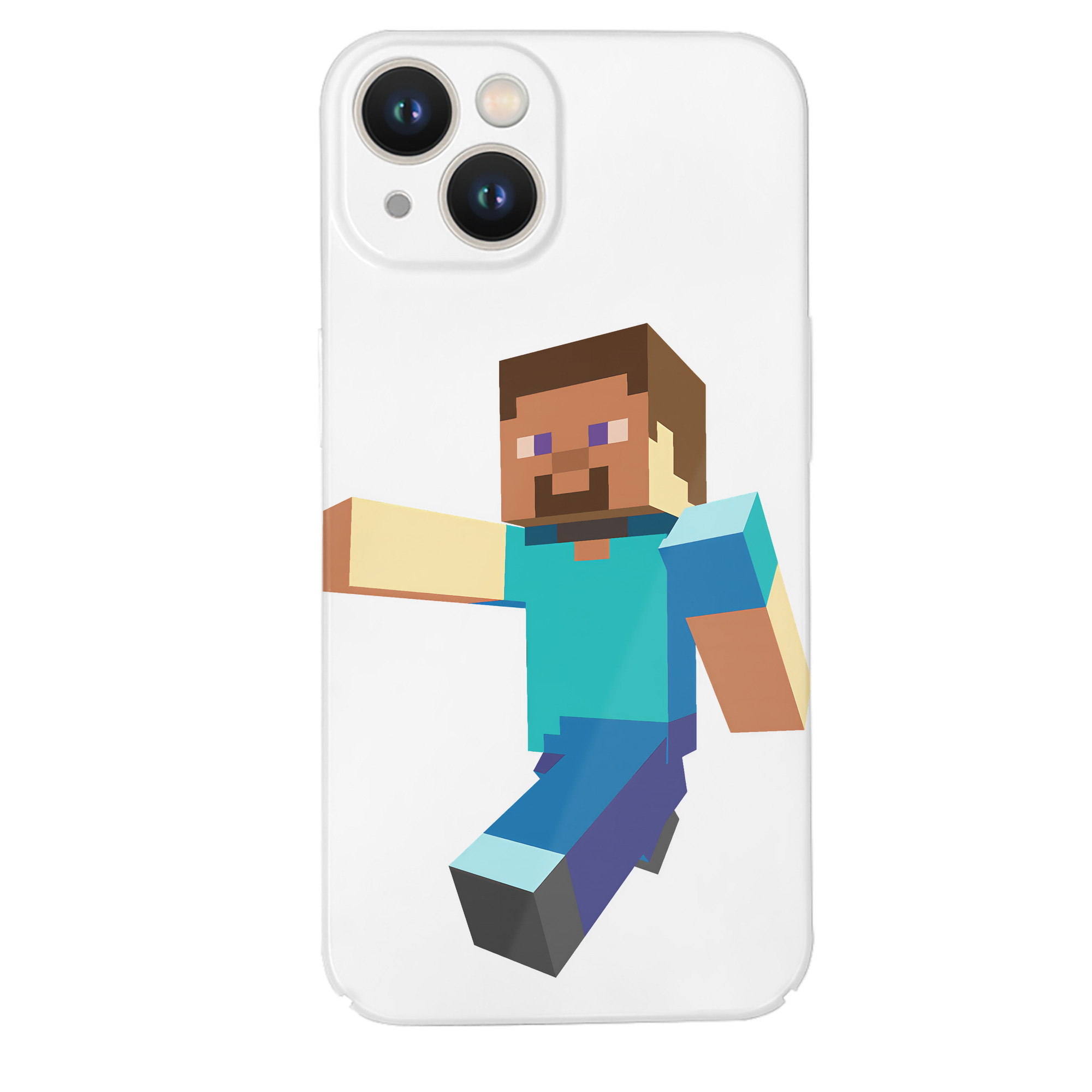 （画像用） マインクラフト ブロックの世界 Minecraft MC Block world 【iPhone 14シリーズ対応】ハードケース