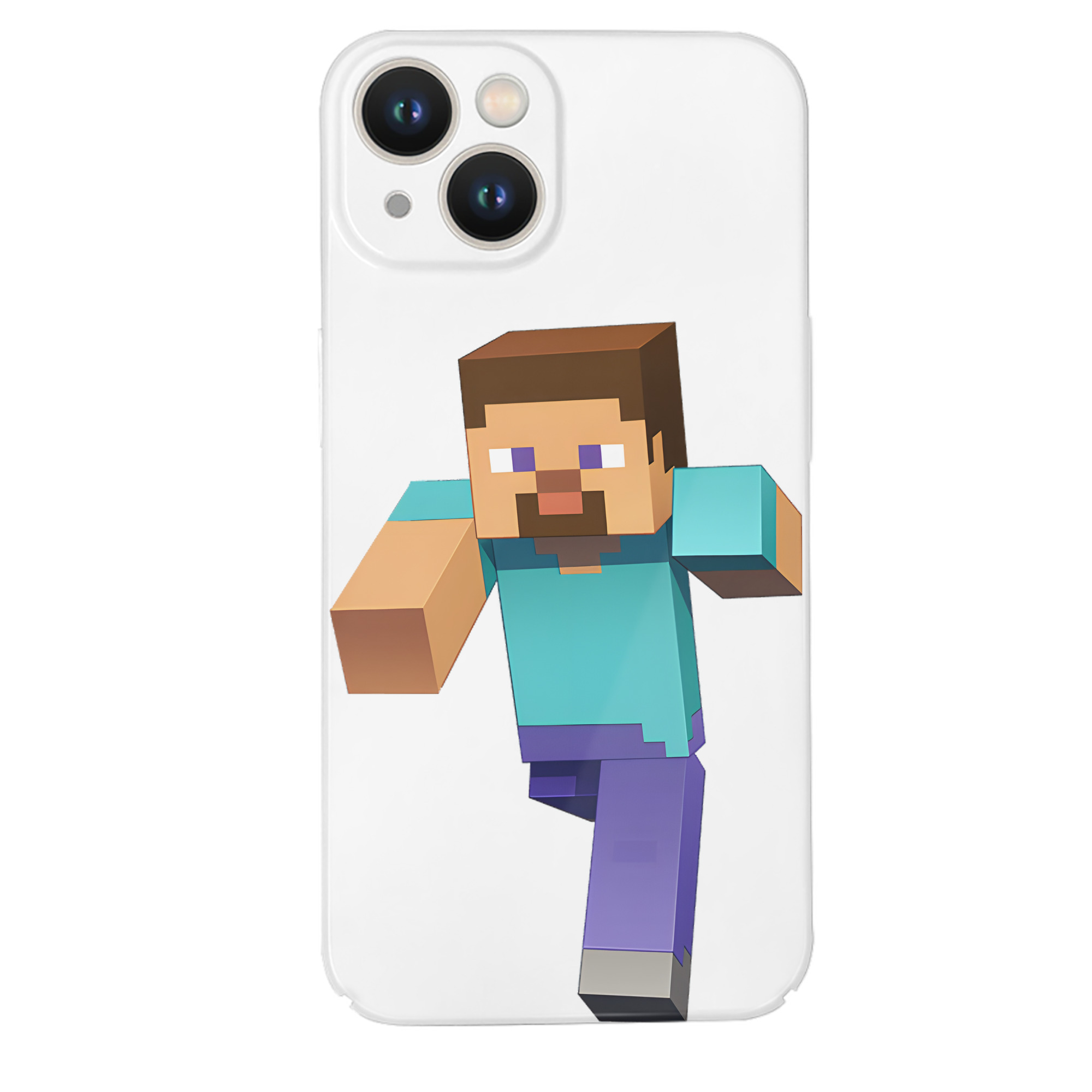 （画像用） マインクラフト ブロックの世界 Minecraft MC Block world 【iPhone 14シリーズ対応】ハードケース