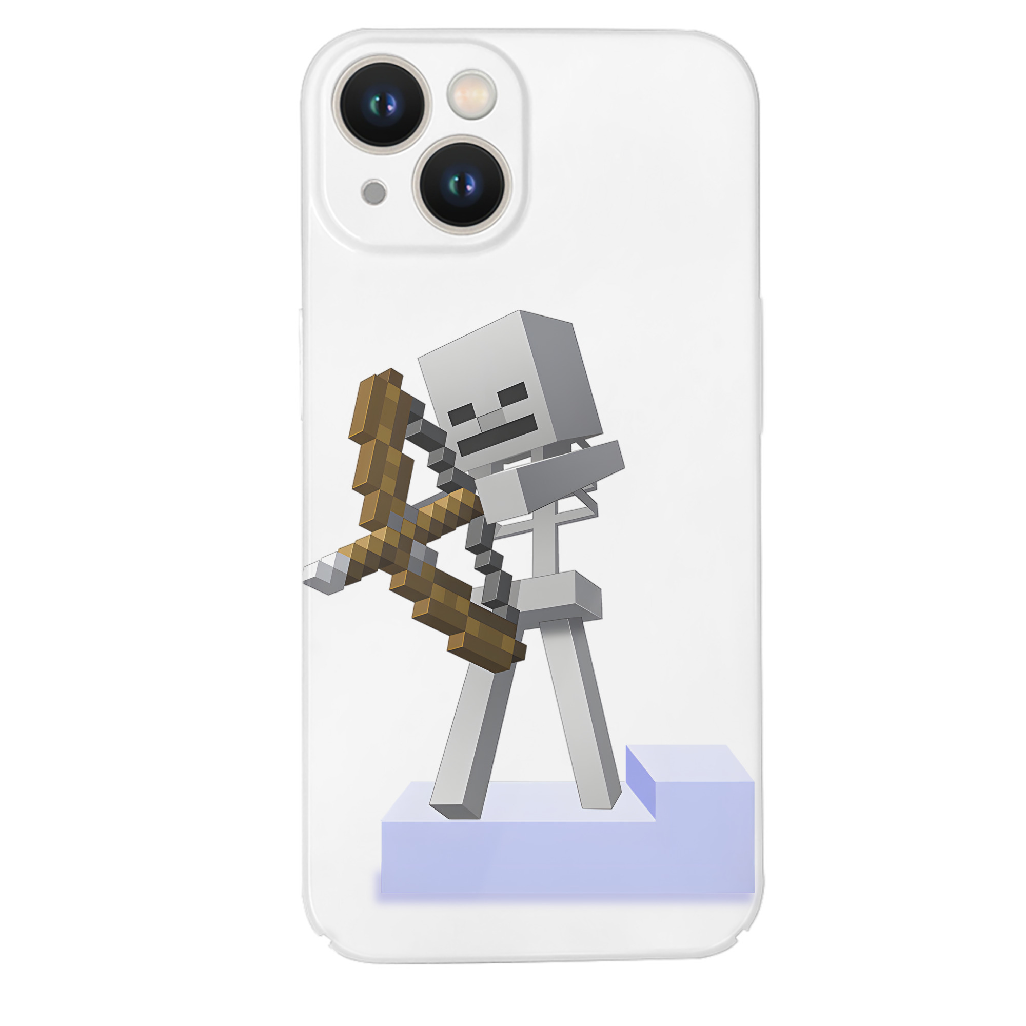 （画像用） マインクラフト ブロックの世界 Minecraft MC Block world 【iPhone 14シリーズ対応】ハードケース