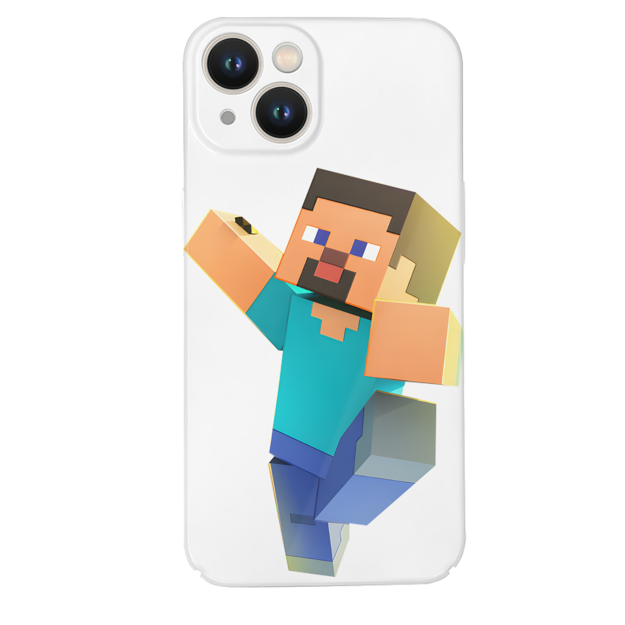 （画像用） マインクラフト ブロックの世界 Minecraft MC Block world 【iPhone 14シリーズ対応】ハードケース
