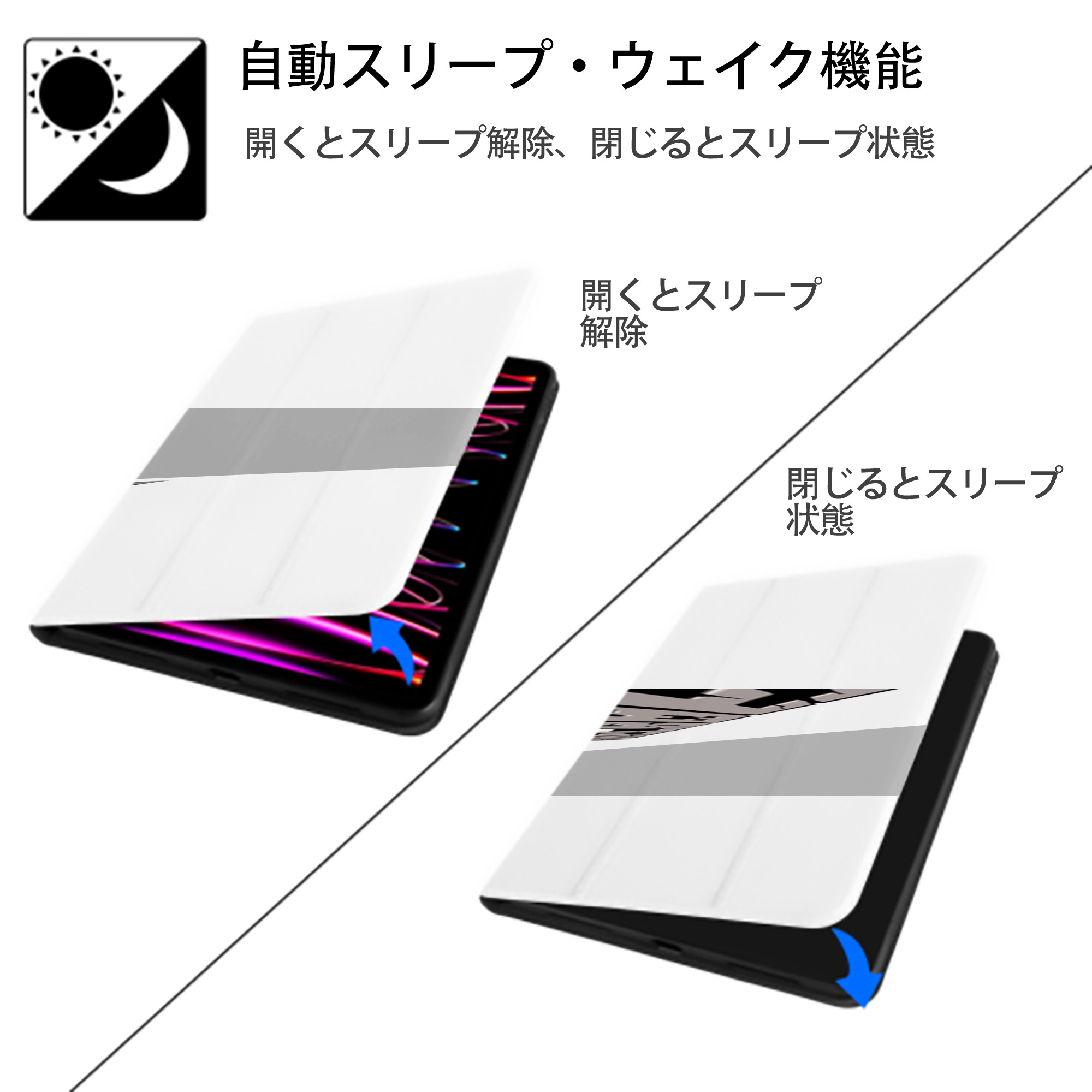 マインクラフト ブロックの世界 Minecraft MC Block world IPad ケース ペン収納付き 三つ折りスタンド PUレザー×シリコン 対応機種9.5/10.5/10.9インチ