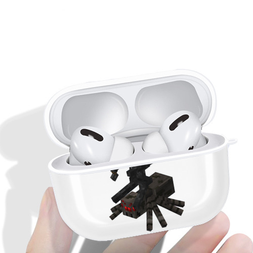 マインクラフト ブロックの世界 Minecraft MC Block world 【AirPods Pro用】ハードシェル保護ケース 耐衝撃・防指紋・カラビナ付き商品仕様