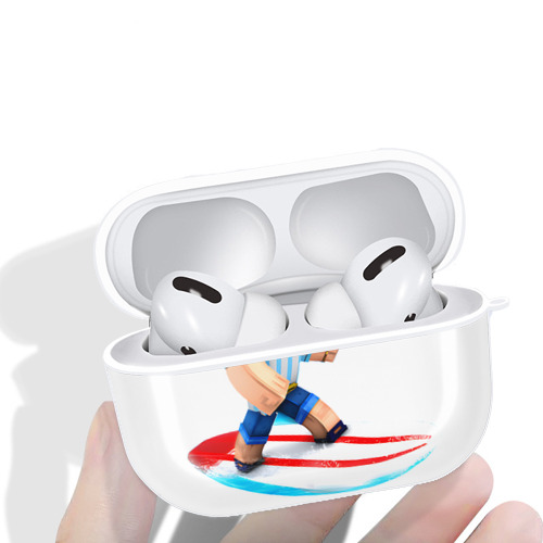 マインクラフト ブロックの世界 Minecraft MC Block world 【AirPods Pro用】ハードシェル保護ケース 耐衝撃・防指紋・カラビナ付き商品仕様