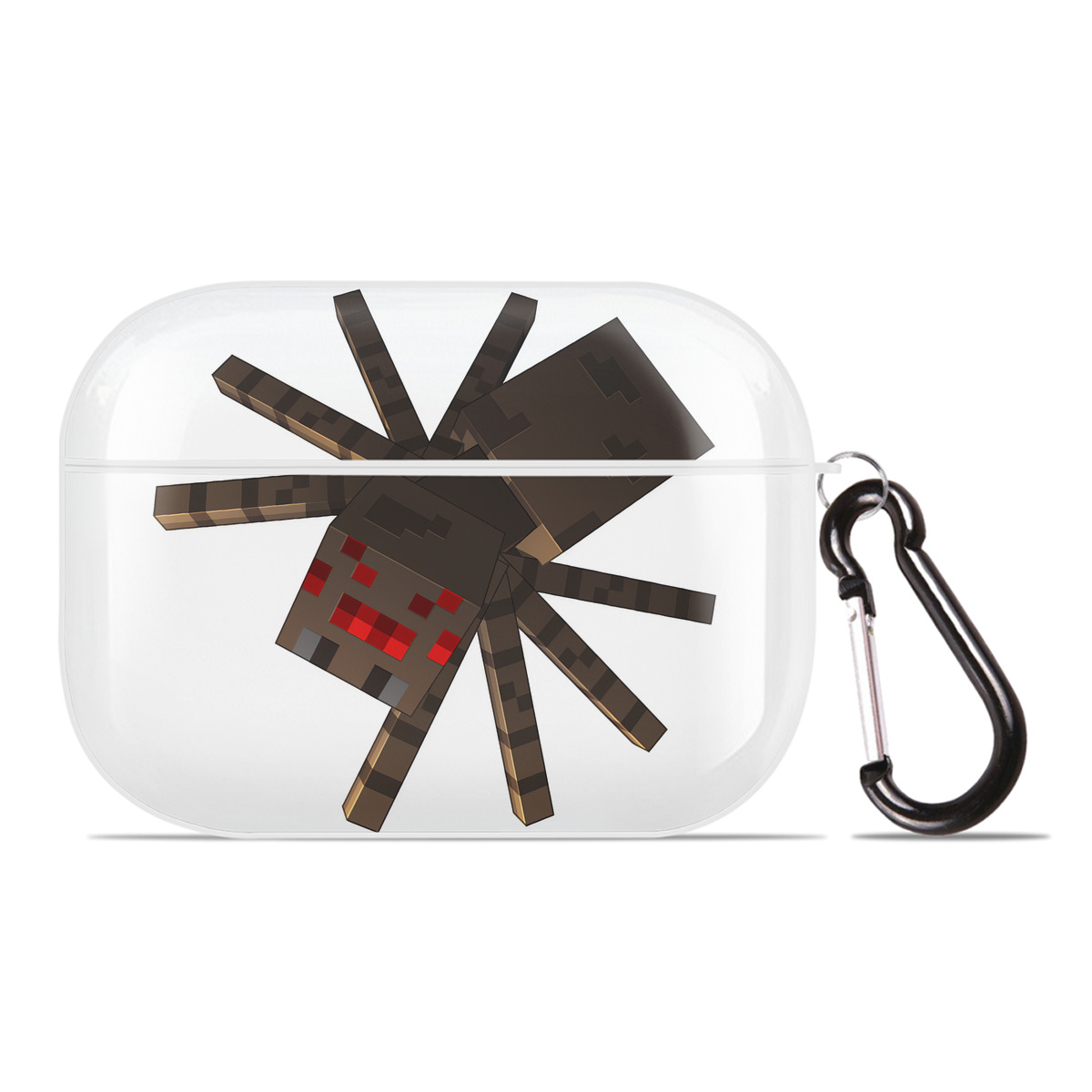 （画像用） マインクラフト ブロックの世界 Minecraft MC Block world 【AirPods Pro用】ハードシェル保護ケース 耐衝撃・防指紋・カラビナ付き商品仕様