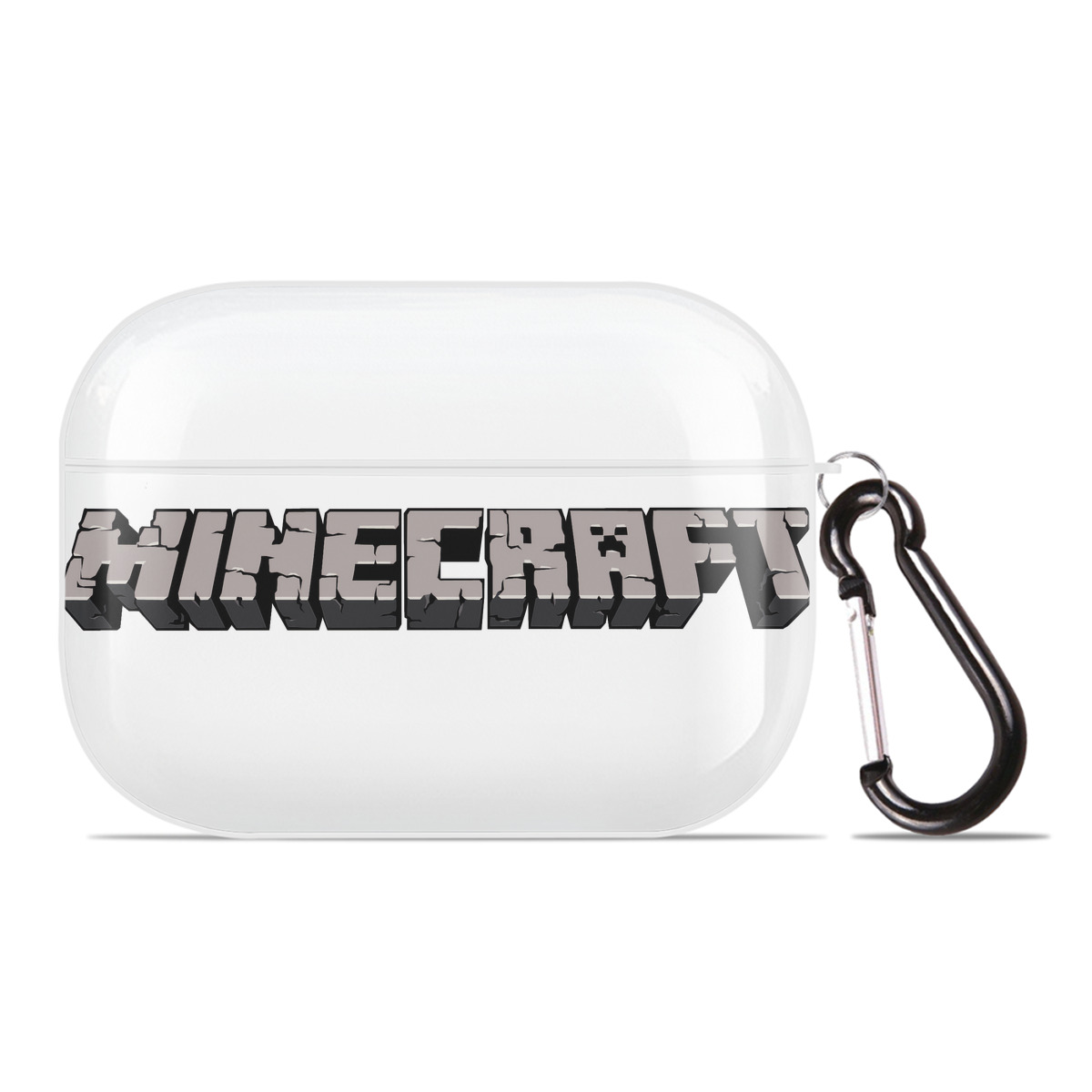 （画像用） マインクラフト ブロックの世界 Minecraft MC Block world 【AirPods Pro用】ハードシェル保護ケース 耐衝撃・防指紋・カラビナ付き商品仕様