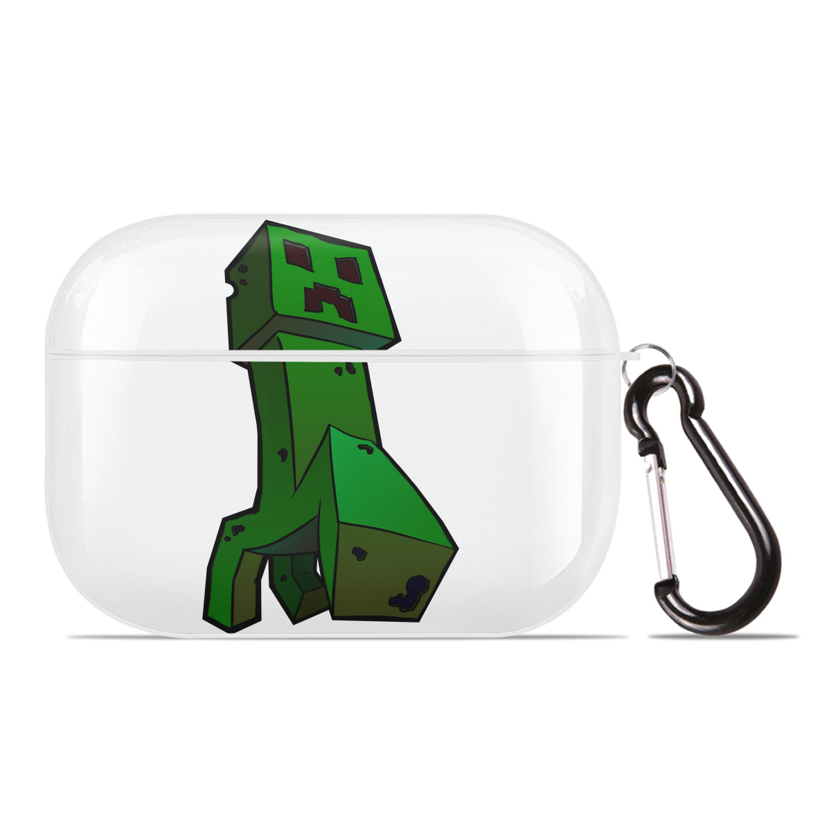 （画像用） マインクラフト ブロックの世界 Minecraft MC Block world 【AirPods Pro用】ハードシェル保護ケース 耐衝撃・防指紋・カラビナ付き商品仕様