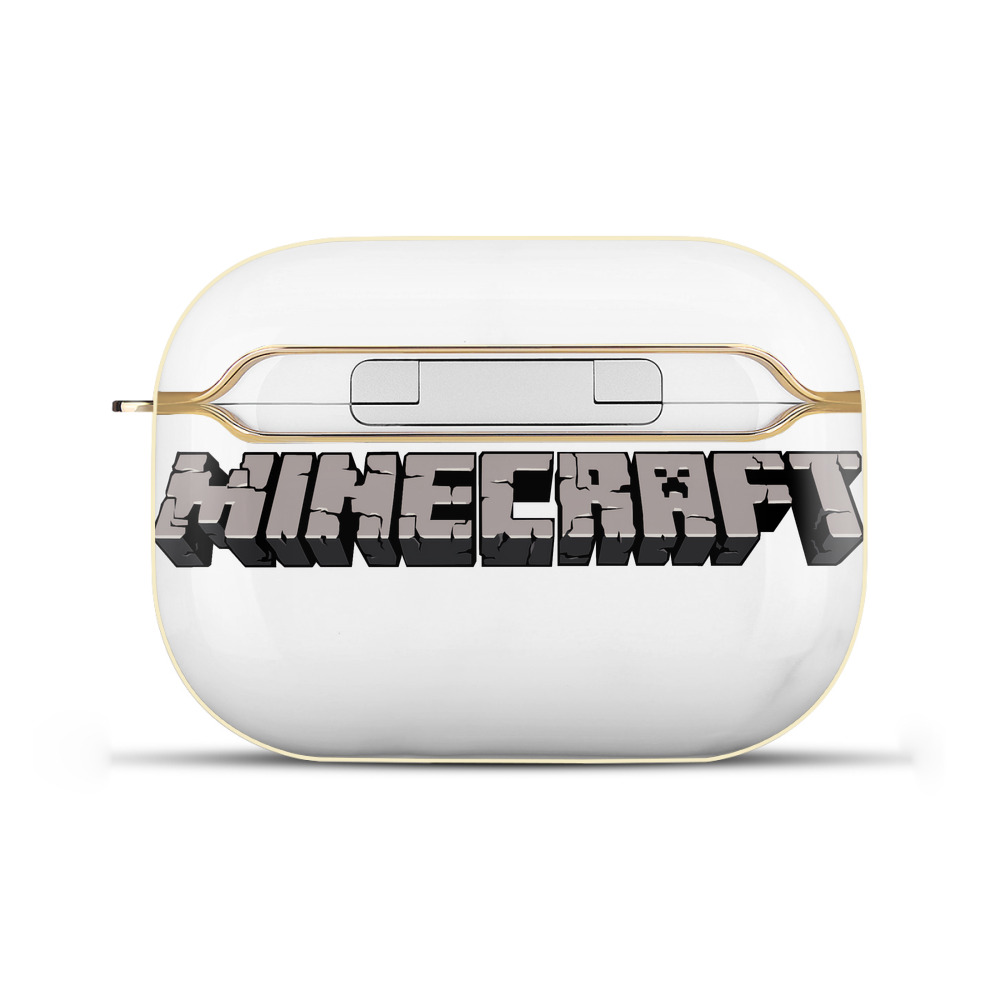 （画像用） マインクラフト ブロックの世界 Minecraft MC Block world 【AirPods Pro用】ハードシェル保護ケース｜耐衝撃・防指紋・カラビナ付き商品仕様