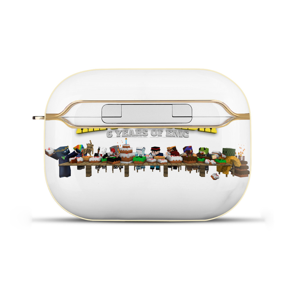 （画像用） マインクラフト ブロックの世界 Minecraft MC Block world 【AirPods Pro用】ハードシェル保護ケース｜耐衝撃・防指紋・カラビナ付き商品仕様