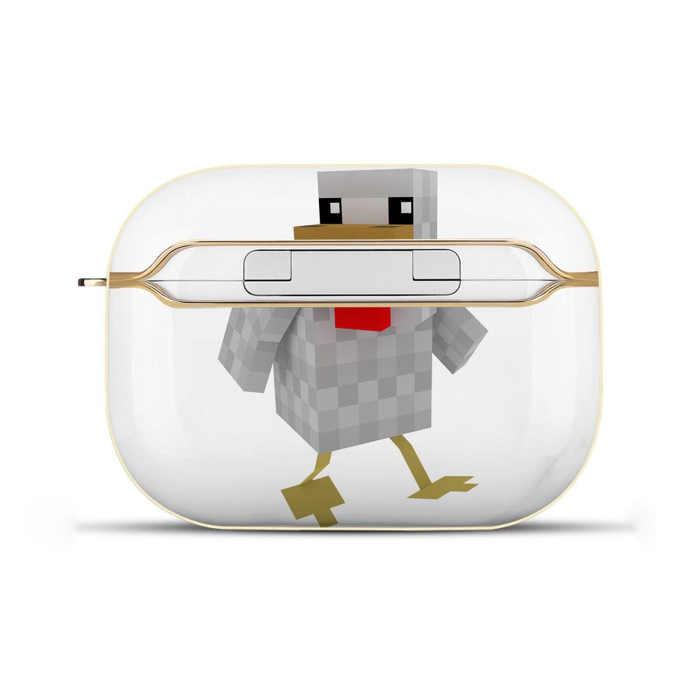 （画像用） マインクラフト ブロックの世界 Minecraft MC Block world 【AirPods Pro用】ハードシェル保護ケース｜耐衝撃・防指紋・カラビナ付き商品仕様
