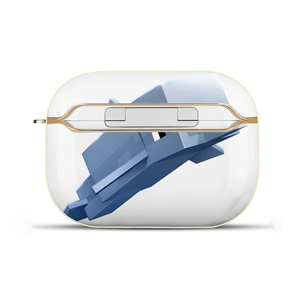 （画像用） マインクラフト ブロックの世界 Minecraft MC Block world 【AirPods Pro用】ハードシェル保護ケース｜耐衝撃・防指紋・カラビナ付き商品仕様
