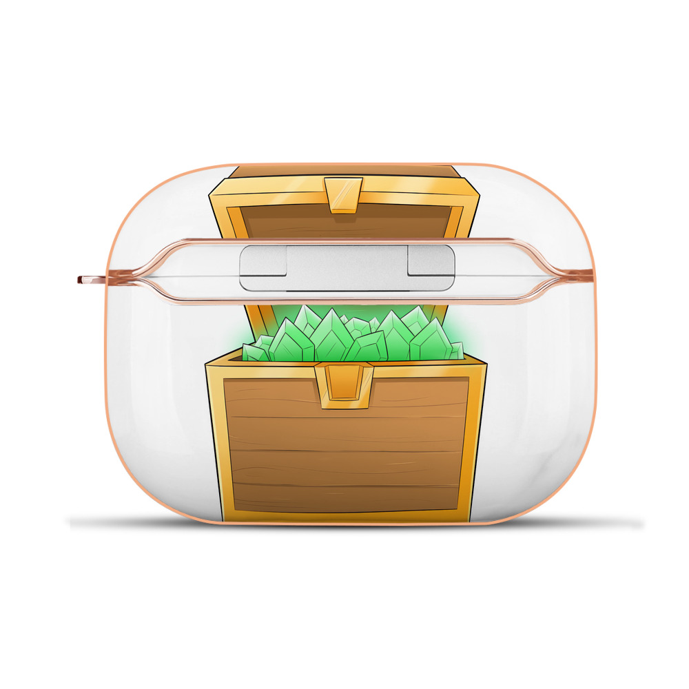 （画像用） マインクラフト ブロックの世界 Minecraft MC Block world 【AirPods Pro用】ハードシェル保護ケース｜耐衝撃・防指紋・カラビナ付き商品仕様