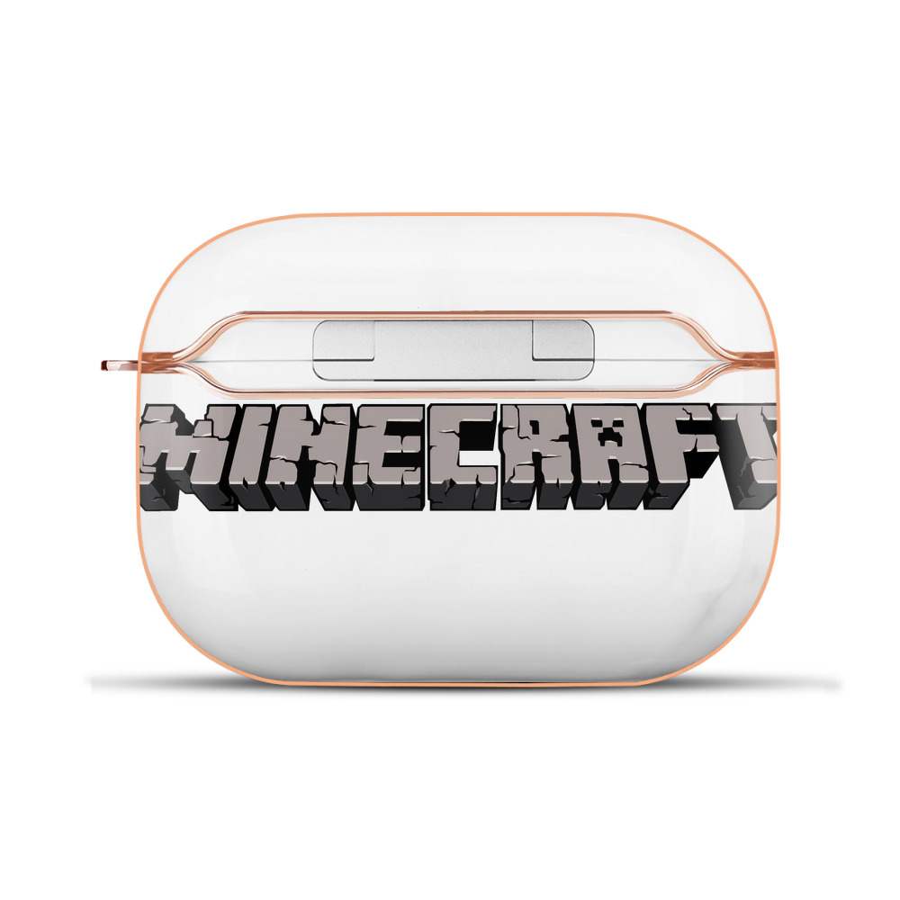 （画像用） マインクラフト ブロックの世界 Minecraft MC Block world 【AirPods Pro用】ハードシェル保護ケース｜耐衝撃・防指紋・カラビナ付き商品仕様