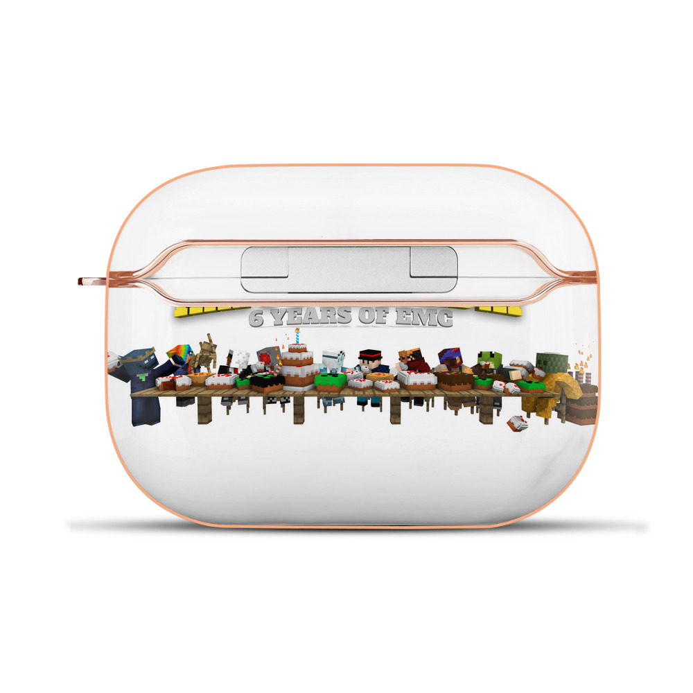 （画像用） マインクラフト ブロックの世界 Minecraft MC Block world 【AirPods Pro用】ハードシェル保護ケース｜耐衝撃・防指紋・カラビナ付き商品仕様