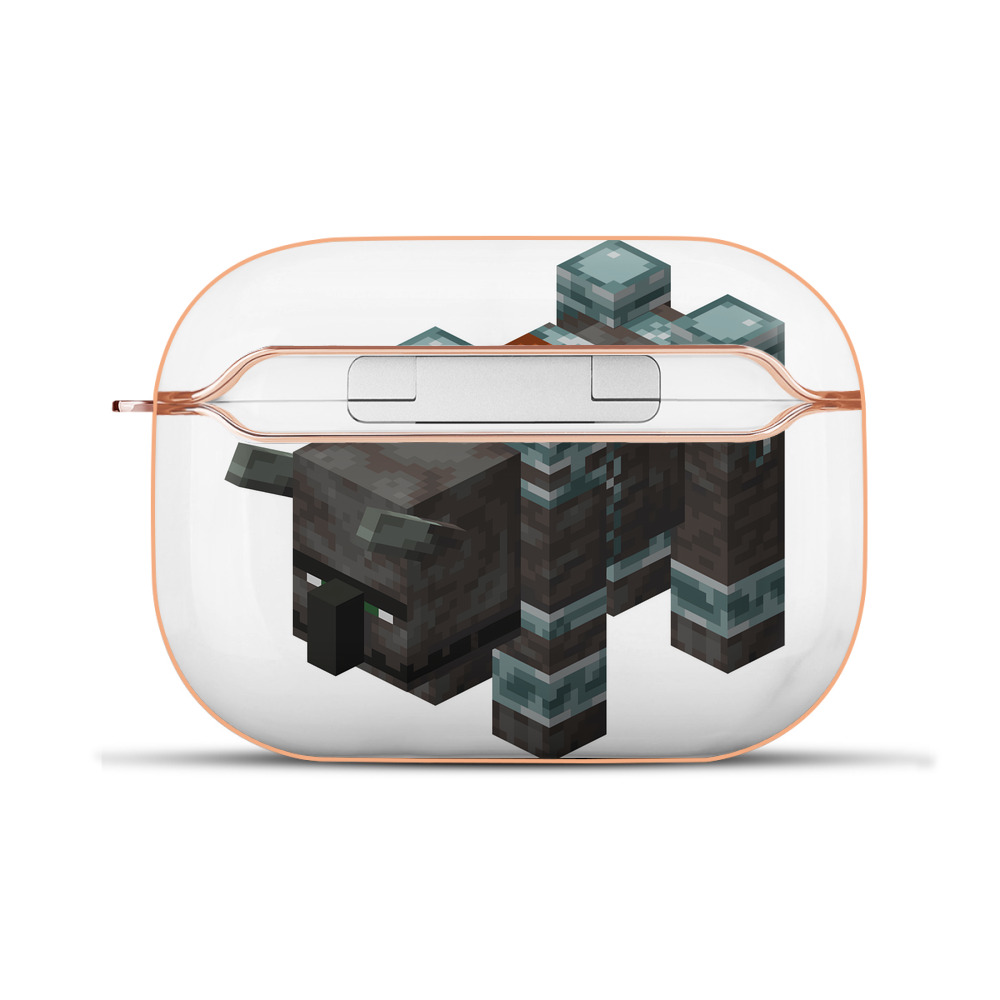 （画像用） マインクラフト ブロックの世界 Minecraft MC Block world 【AirPods Pro用】ハードシェル保護ケース｜耐衝撃・防指紋・カラビナ付き商品仕様