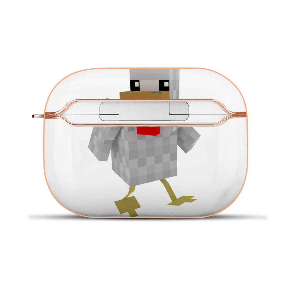 （画像用） マインクラフト ブロックの世界 Minecraft MC Block world 【AirPods Pro用】ハードシェル保護ケース｜耐衝撃・防指紋・カラビナ付き商品仕様