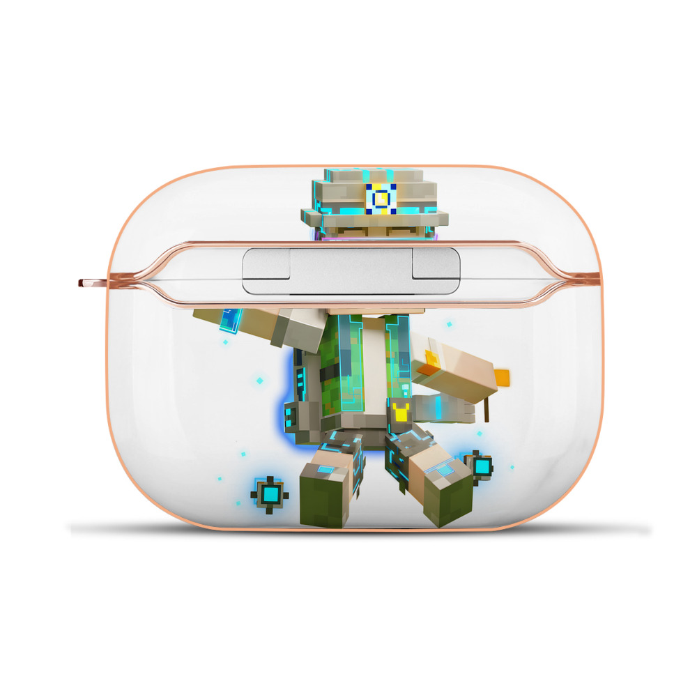 （画像用） マインクラフト ブロックの世界 Minecraft MC Block world 【AirPods Pro用】ハードシェル保護ケース｜耐衝撃・防指紋・カラビナ付き商品仕様